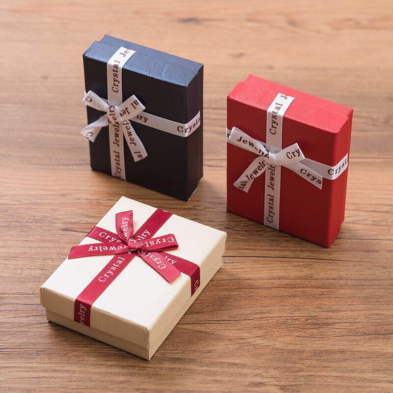 Paper jewelry gift box, multi-purpose packaging for earrings, necklaces, rings, exquisite lightweight luxury gift box