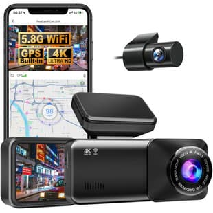 New Dashcam A215 Amazon Cross-border Exclusive HD Dual-channel 4K WiFi GPS