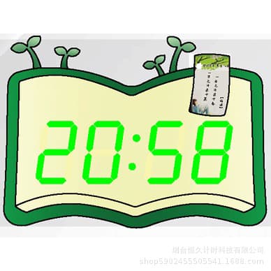 Customized clocks for schools, hospitals, gymnasiums, personalized binary countdown/timer, precise electronic time calibration.
