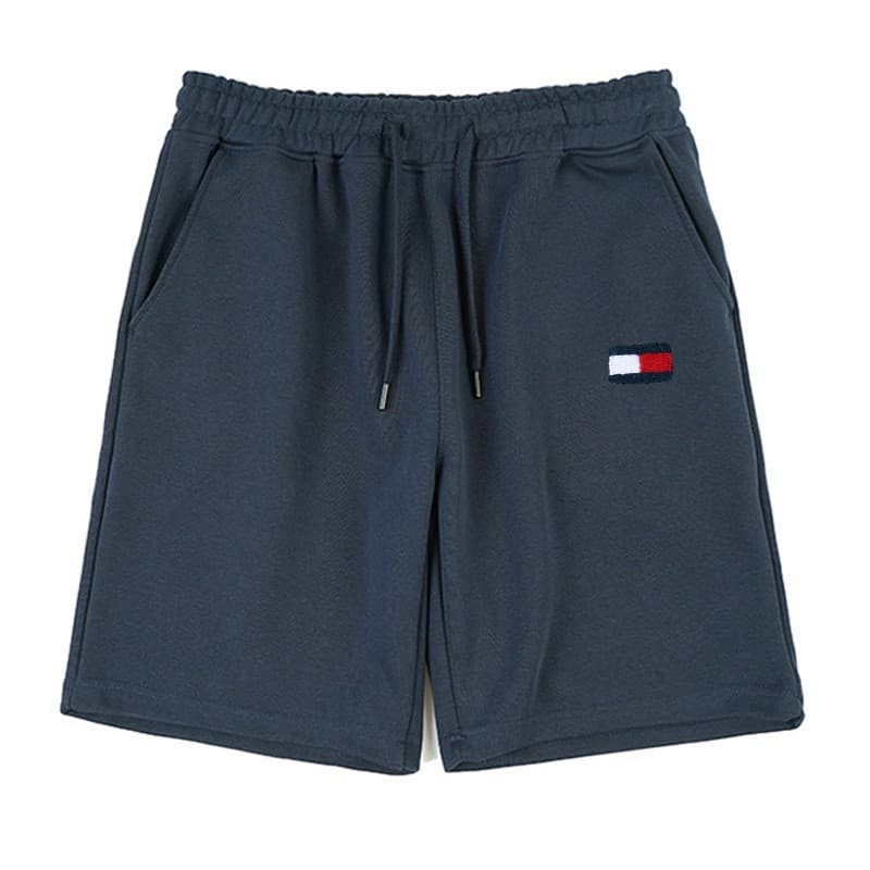 Cross-border new Tommy shorts men's outer wear cotton trousers TOMMY embroidered casual pants loose sports pants