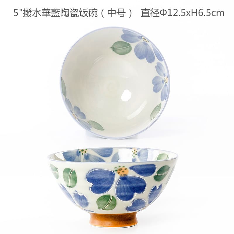 Japanese Mino Ware Household Rice Bowl, Lucky Animal Small Bowl, Maneki Neko, Daruma Ceramic Bowl, Japanese Tableware