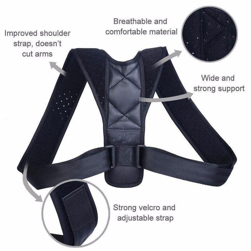 Cross-border Hot Selling Back Straightening Posture Corrector Belt for Adults and Children, Myopia Prevention Invisible Back Support Posture Corrector