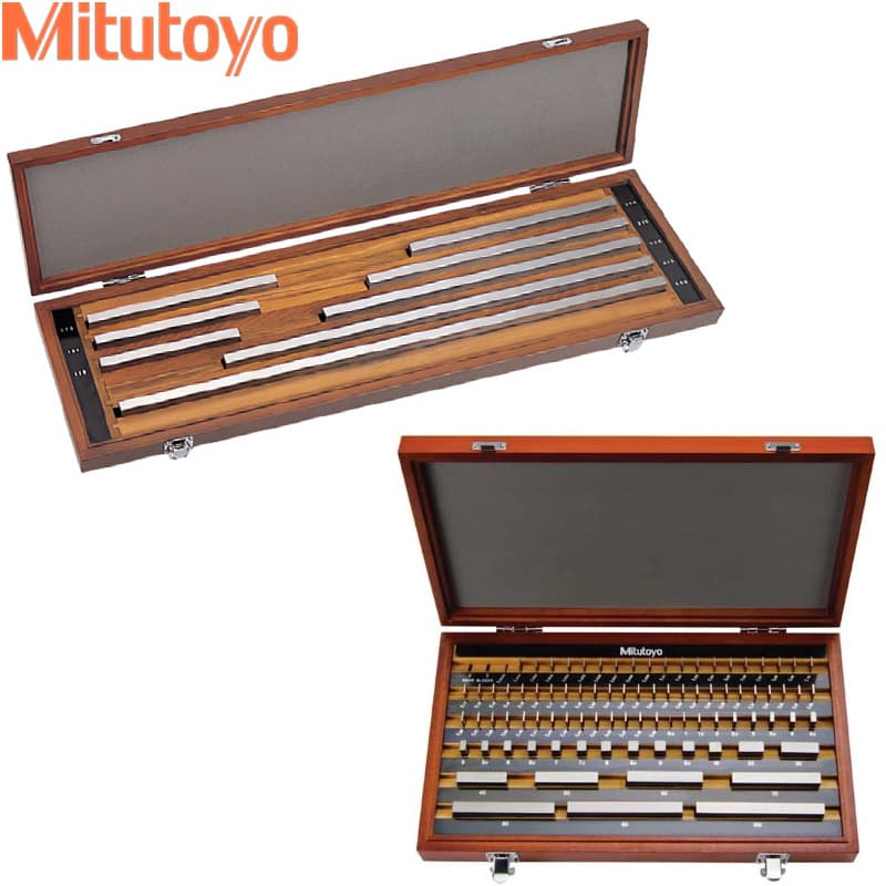 Mitutoyo 516-966 Steel Rectangular Gauge Block Set K 0 1 2 Grade Precision 32 47 112 Pieces