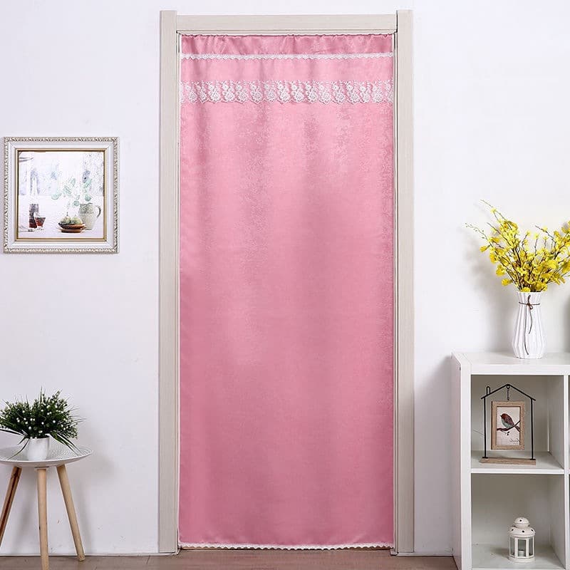 Factory batch fabric curtain, light-blocking partition, for home air conditioner, bedroom, bathroom, kitchen, fitting room, no drilling required