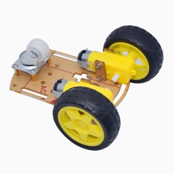 Smart Car 2WD Two-Wheel Smart Car Chassis, Encoder Speed Measurement / Bluetooth Remote Control Car Accessories