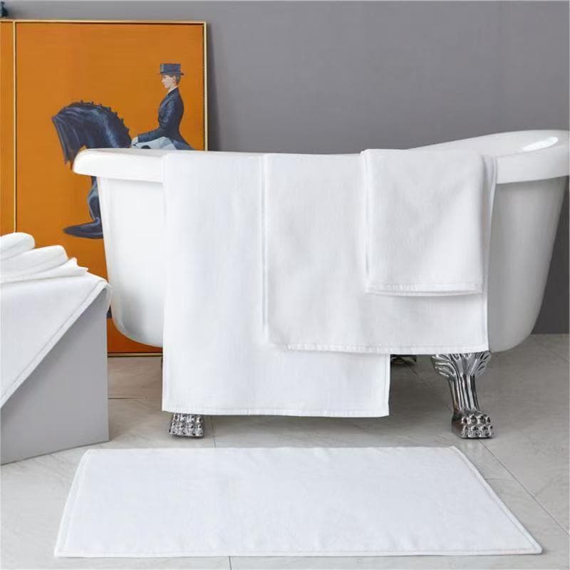Hotel 50*80 bath mat, non-slip bathroom foot towel, thickened pure cotton bathroom mat