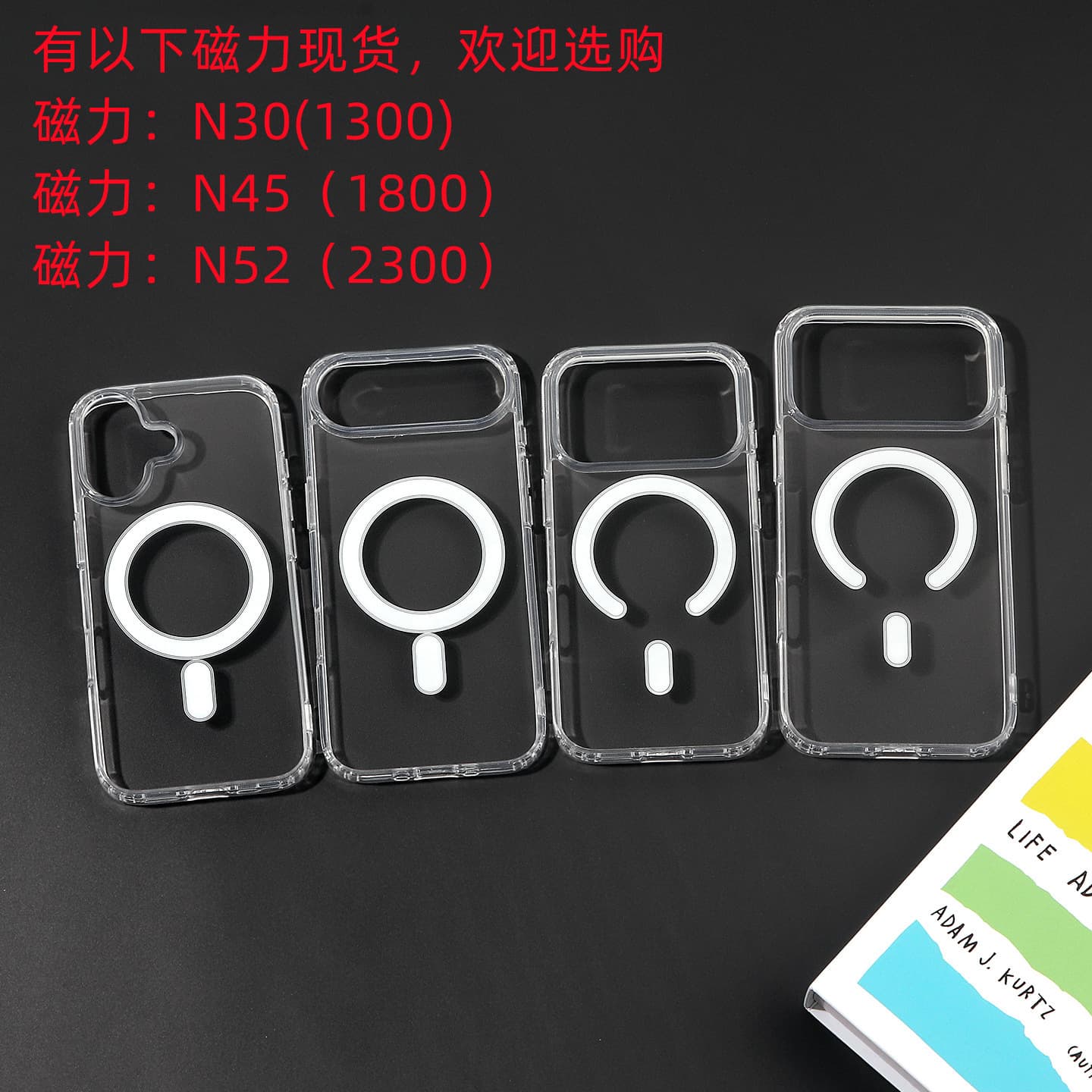 Compatible with iPhone 14 Pro Max 2-in-1 Drop-Proof Phone Case N52 Strong Magnet Magsafe Wireless Charging