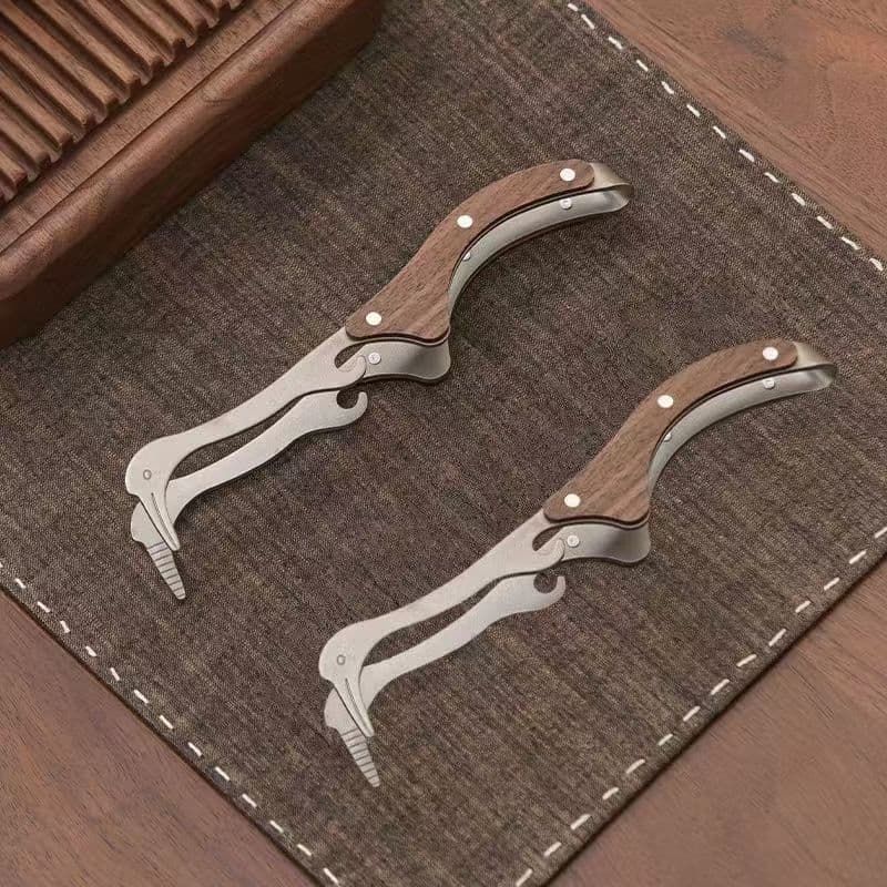 Stainless Steel Tea Cup Tongs Tea Set Tongs Crane Beak Tweezer Tool Tea Set Accessories Solid Wood Tea Tongs Tea Leaf Tongs