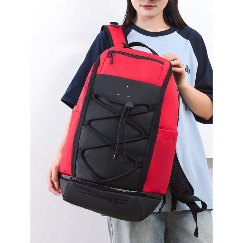 New Cross-border Outdoor Sports Backpack Wholesale Large Capacity Drawstring Backpack Trendy Letter Casual Backpack