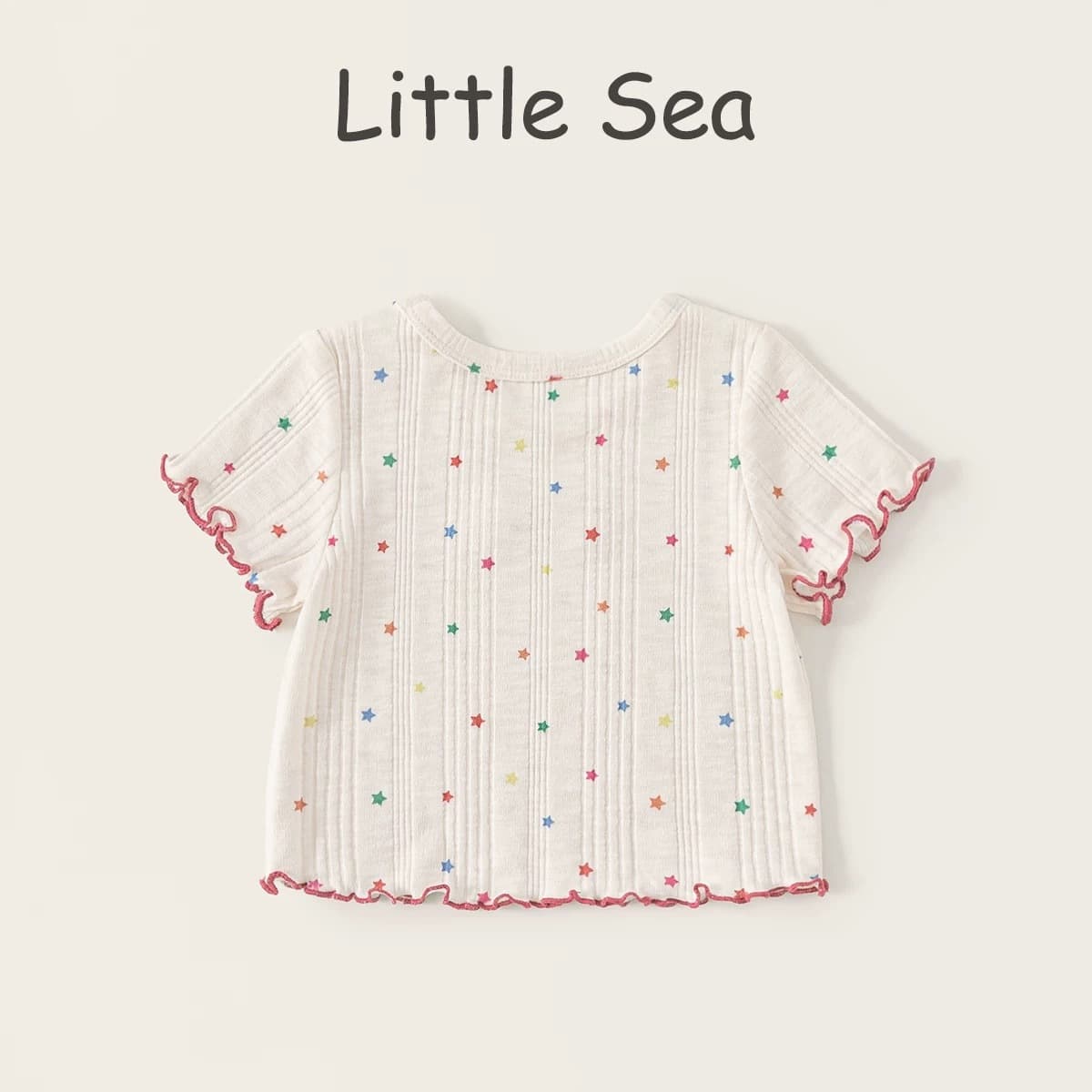 Girls Short Sleeve T-Shirt Summer 2026 New Style Unique Pretty Kids Clothing Baby Girl Summer Fashionable Top T