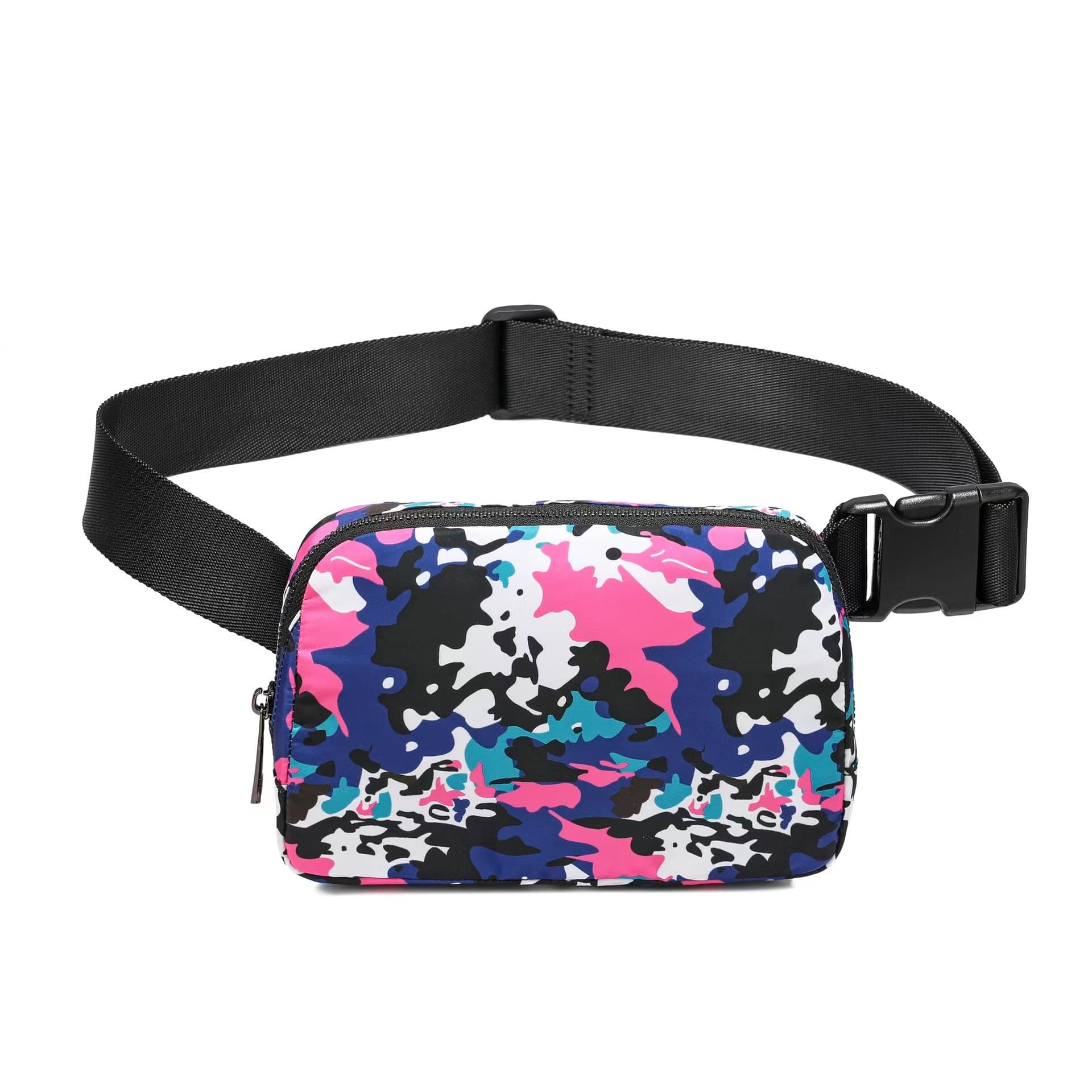 Amazon Lulu-style Outdoor Sports Waist Pack for Women, Water-Resistant Versatile Small Bag, Fitness Crossbody Chest Bag