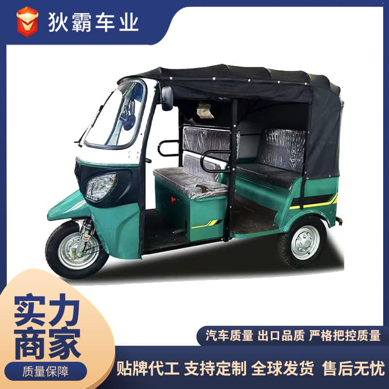 Custom Electric Tricycle Ride-on Electric Tricycle with Canopy Sightseeing Tricycle Tuk Tuk