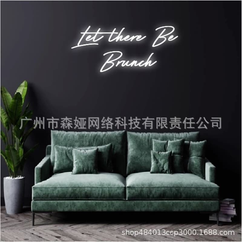 Cross-border E-commerce Neon Sign Room Decoration Glowing Letters Neon LED Sign Wall Hanging Decorative Light