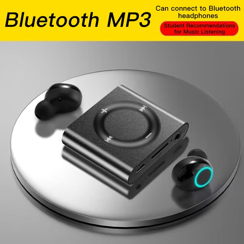 Hot Selling Metal Texture MP3 Music Player Mini MP3 Student Portable Player Gift Wholesale MP3