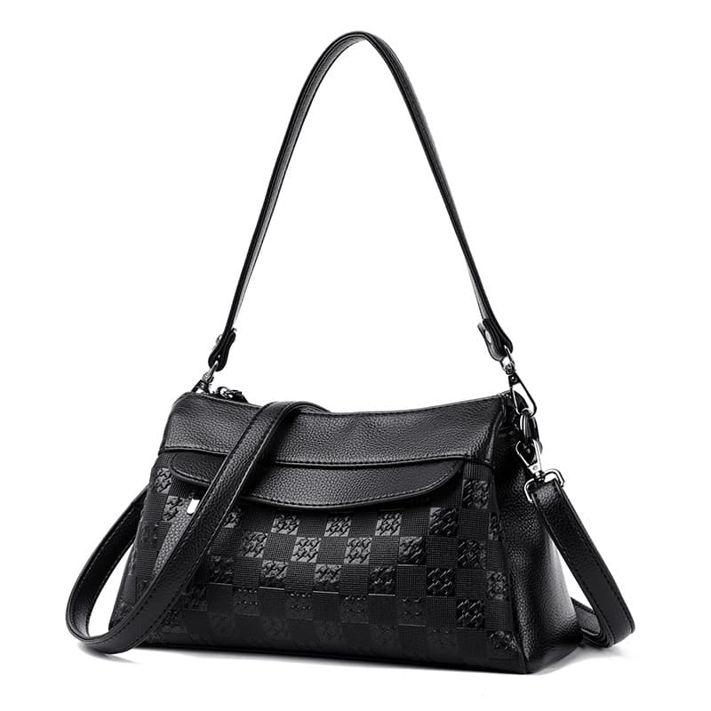 Cross-Border Fashion Versatile Single-Shoulder Crossbody Bag Diamond Quilted Korean Style Textured Minimalist Casual Handbag Underarm Trendy Women's Bag