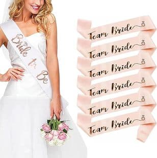 Cross-border Bride to Be Ribbon Bride Bridesmaid Shoulder Sash Bridal Shower Set Bride Ribbon