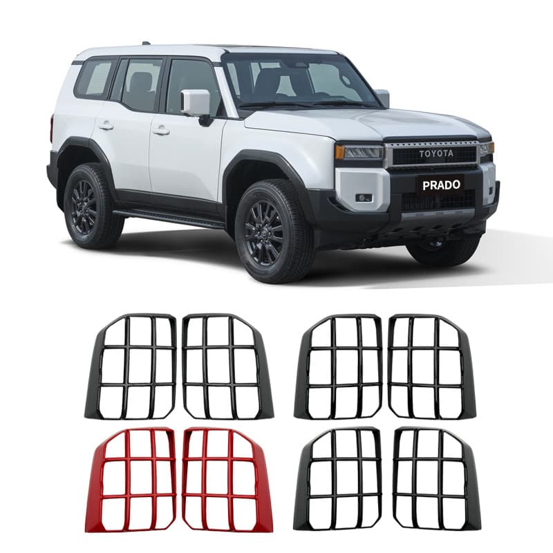 Tail Light Cover for Toyota Prado LC250 Modification Protective Shell Special Accessories Rear Lamp Decoration Frame