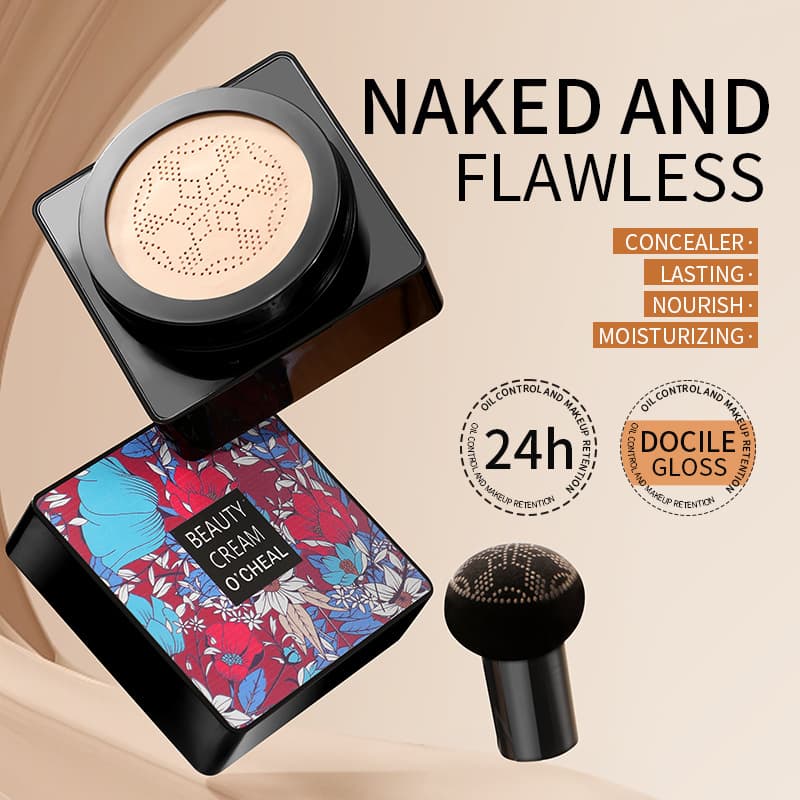 OCHEAL Cross-border Trade Natural Look Concealer Mushroom Head Cushion BB Cream for moisturizing, protection, and hydrating foundation.
