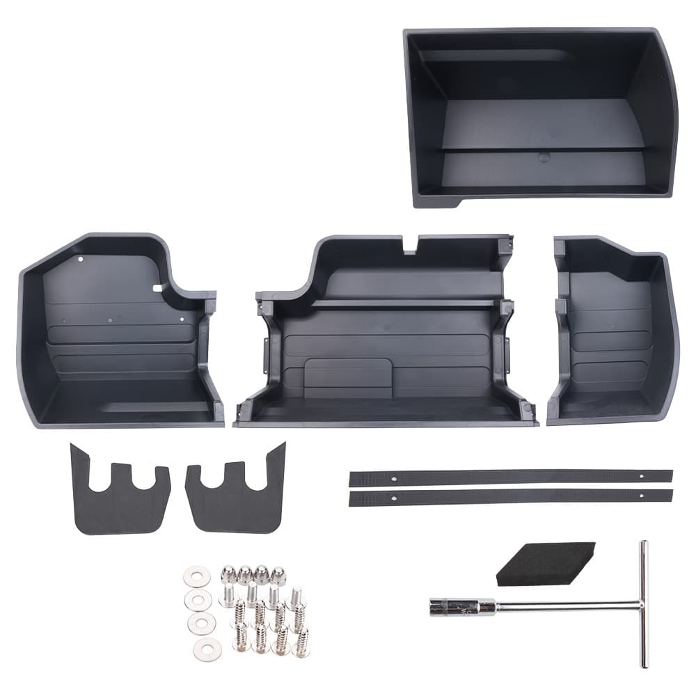 Rear seat split storage box organizer suitable for 19-25 Chevrolet Silverado-GMC Sierra