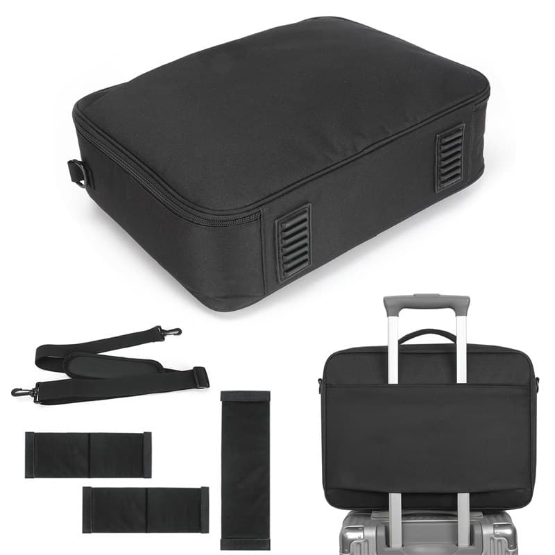 Custom Water-resistant Projector Bag with DIY Compartments for All-around Protection, Professional Travel Design Storage