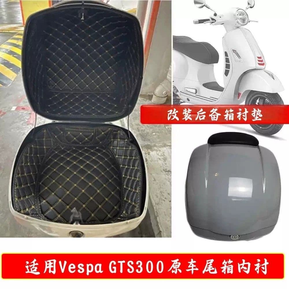 Original Vespa 300 GTS Tail Box Mat Inner Liner Cushion Seat Inner Side Box 150 Tail Box Cover Modification