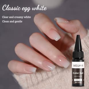 Summer Japanese Solid Gel 6-Color Nail Polish Gel 2024 New Macaron Solid Nail Gel for Nail Salons