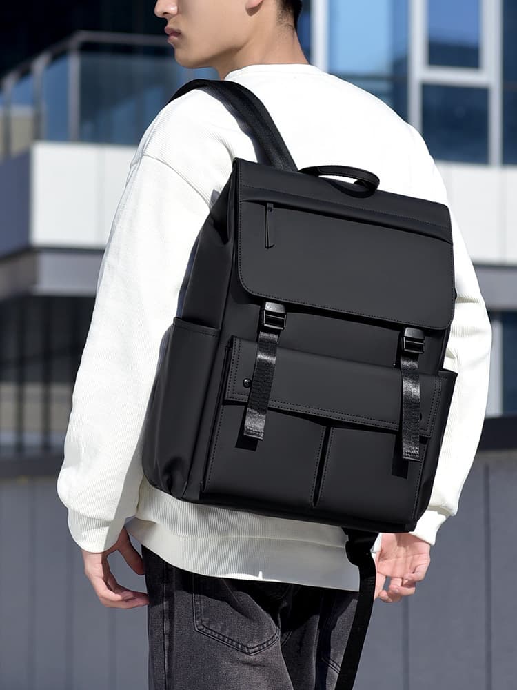 Cross-border Backpack for Men, Large Capacity Casual Business Travel Laptop Backpack, School Bag for Middle School, High School and College Students