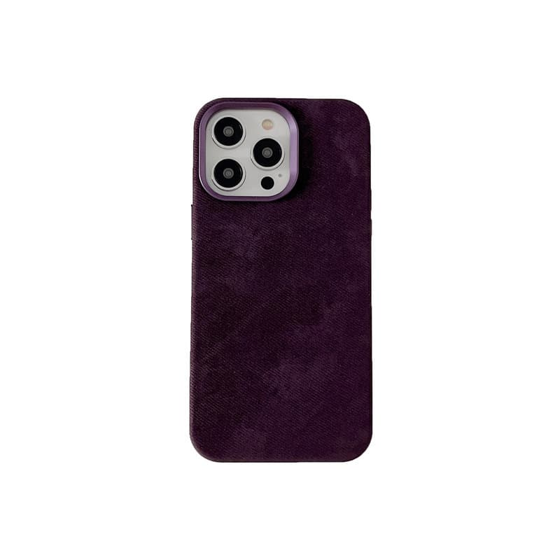 Flannel Case for iPhone 18 Pro Max, Microfiber Texture Magnetic Apple 16 Shockproof Protective Cover