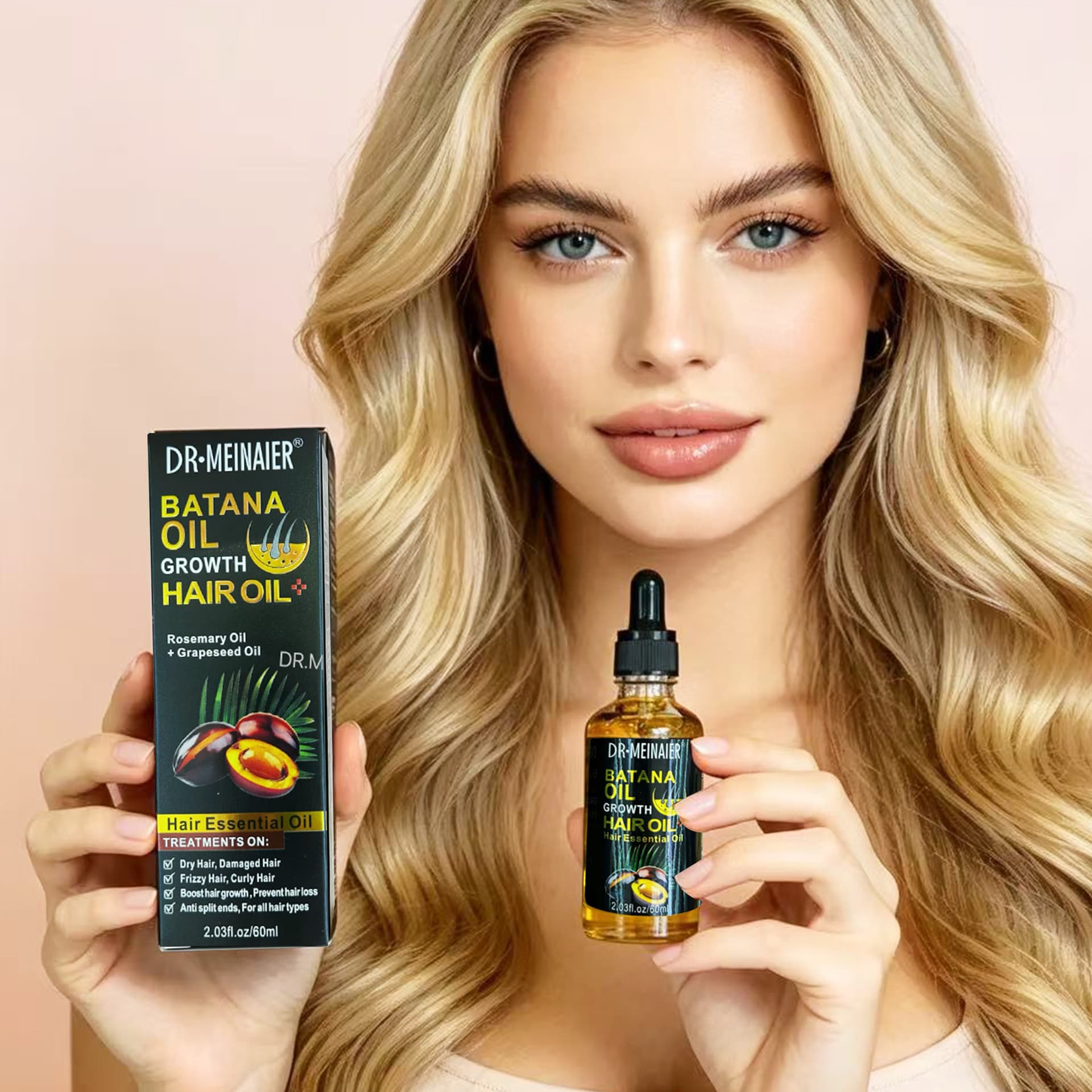 BATANA Hair Oil Repair Moisturizing Smooth Shine Growth Hair Oil