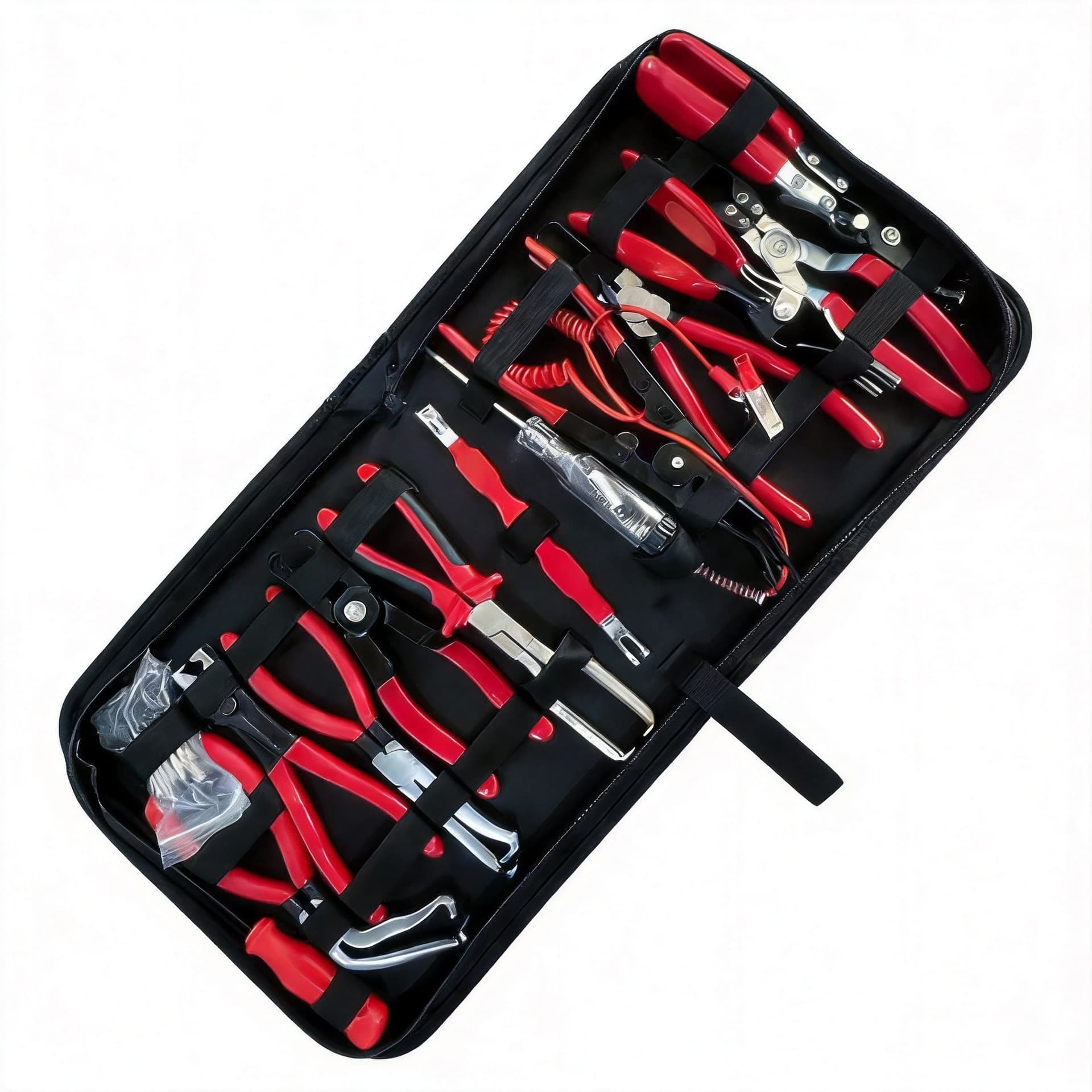Power cutter, wire cutter, oil pipe pliers, snap pliers, tiger caliper, pipe bundle pliers, light pliers, auto repair pliers, full set 14PC
