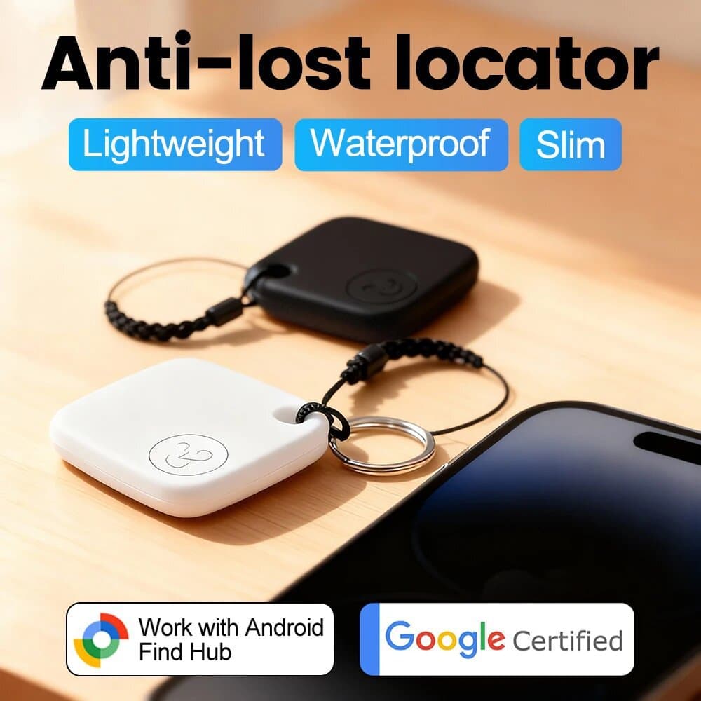 Google Find Hub Global Locator for Android, Best-Selling 4-Pack Anti-Loss Tracker