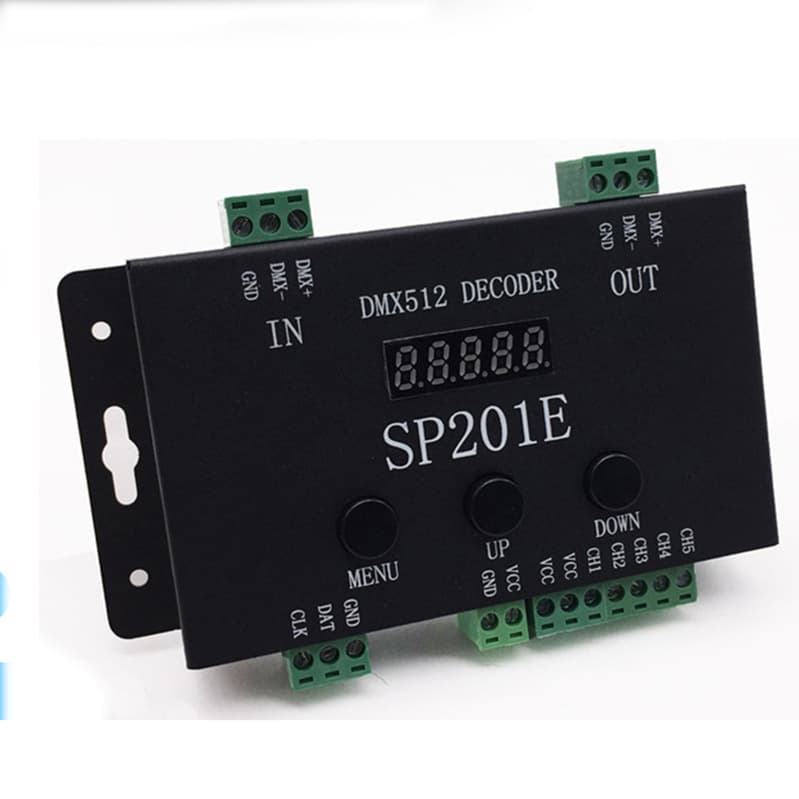 DMX512 Decoder SP201E Constant Current Lighting Control DMX512 Controller