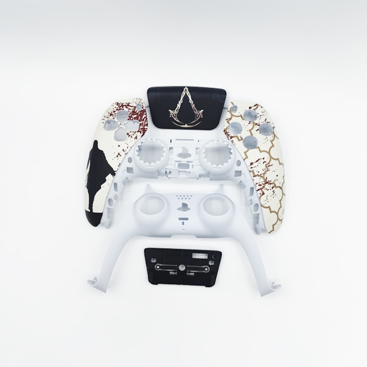 PS5 Game Controller Water Decal Shell Replacement Case PS5 Console Accessories Call of Duty God of War P5 Game Accessories