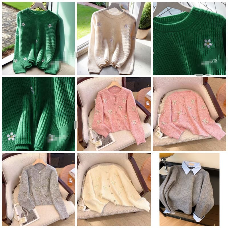 Cross-border Amazon clothing wholesale, export women's clothing mixed styles, knitted sweaters, Dalang sweaters
