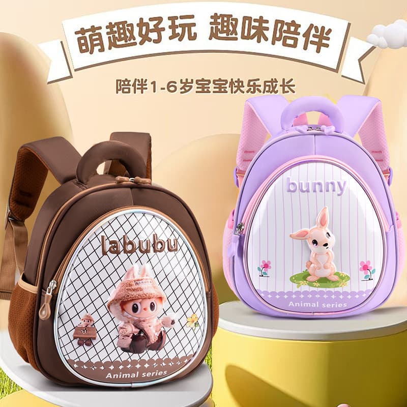 Custom export children's preschool backpack, lightweight 3D hard shell cartoon kindergarten bag