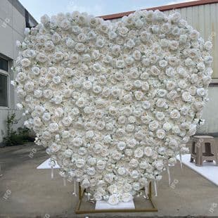 IFG Popular Flower Wall, Artificial Flower Wholesale Rose Waterfall Wall Fake Flower Decoration Scene Setup for Social Media Check-in Photos