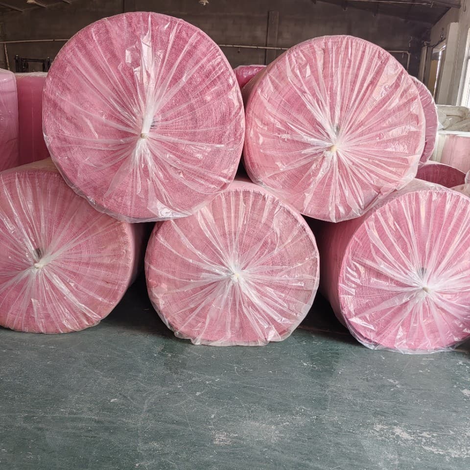 Recycled Pulp Toilet Paper, Large Roll Paper, Pink Fruit and Vegetable Packaging Paper, Large Roll Paper, Original Paper