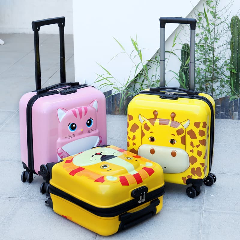 Wholesale Bulk New Mini Cartoon Kids Luggage 18-inch Elementary School Student TSA Lock Carry-on Suitcase