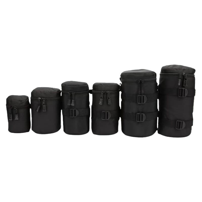 SLR camera lens protection sleeve nylon waist storage bag wear-resistant shockproof waterproof digital camera lens bag