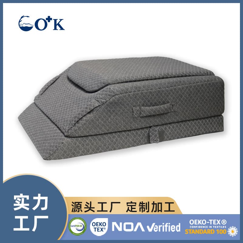 Memory Foam Leg Pillow Cross-border Compressible Roll-Up Three-Piece Set
