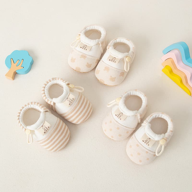 New Autumn Collection Colored Cotton Non-Slip Soft-Soled Baby Walking Shoes, Ready Stock Wholesale