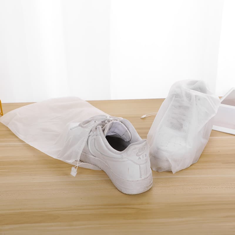 Shoe Storage Bag Shoe Drying Bag Cover Portable Non-Woven White Shoes Anti-Yellow Anti-Sun Thickened Dustproof Anti-Mildew Shoe Cover