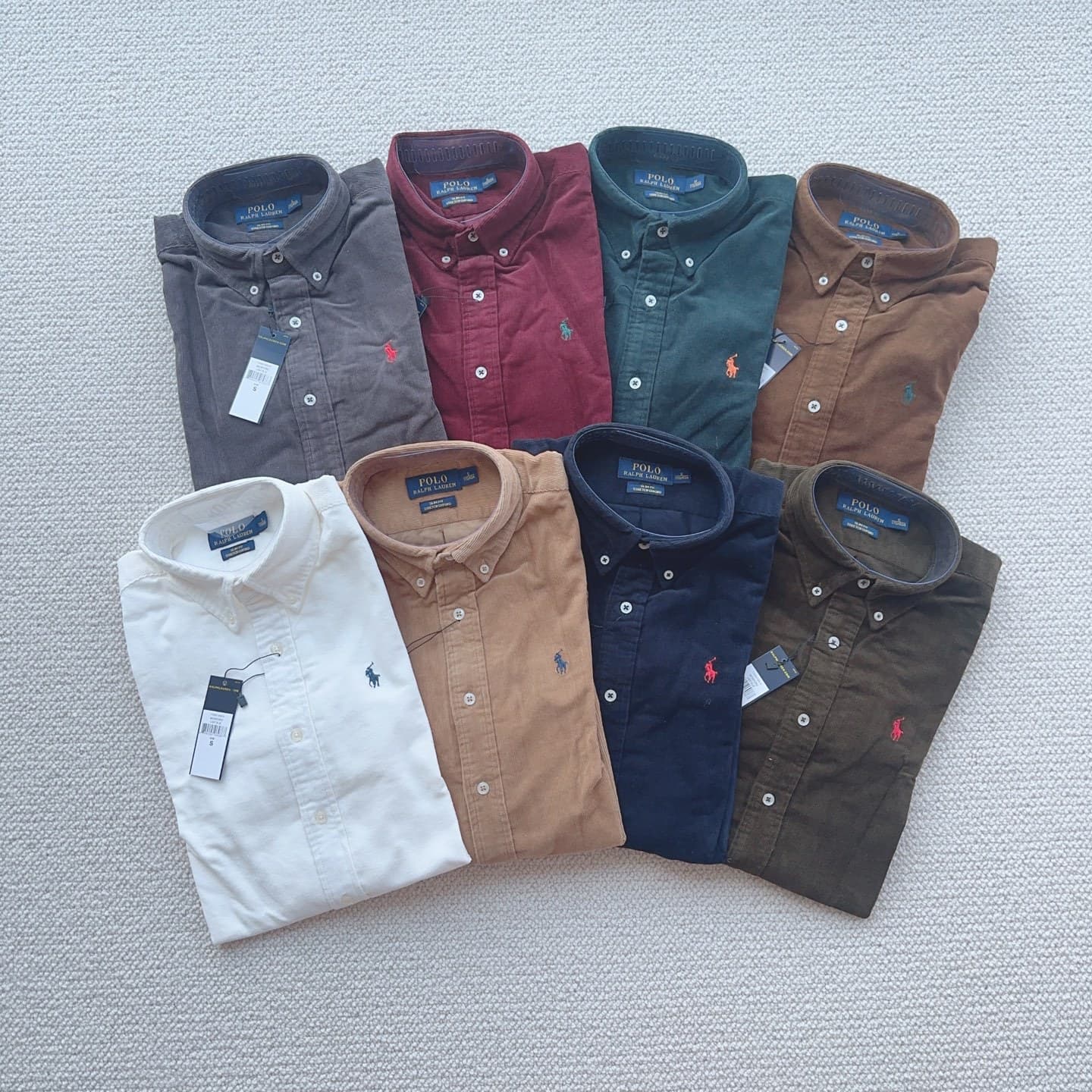 Cross-Border Supply of Rl Ralph Lauren Men's Classic Long-Sleeve Corduroy Shirt Jacket