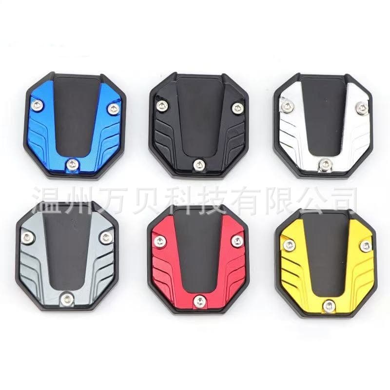 Electric Vehicle Modification Accessories Footrest Plate, Motorcycle Enlarged Assist Side Kickstand Block Anti-slip Side Stand Pad