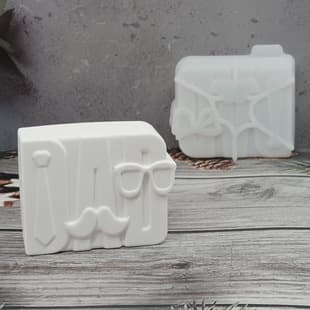 Z0236 Dad Soap Mold Decoration Cement Plaster Mold DIY Silicone Mold