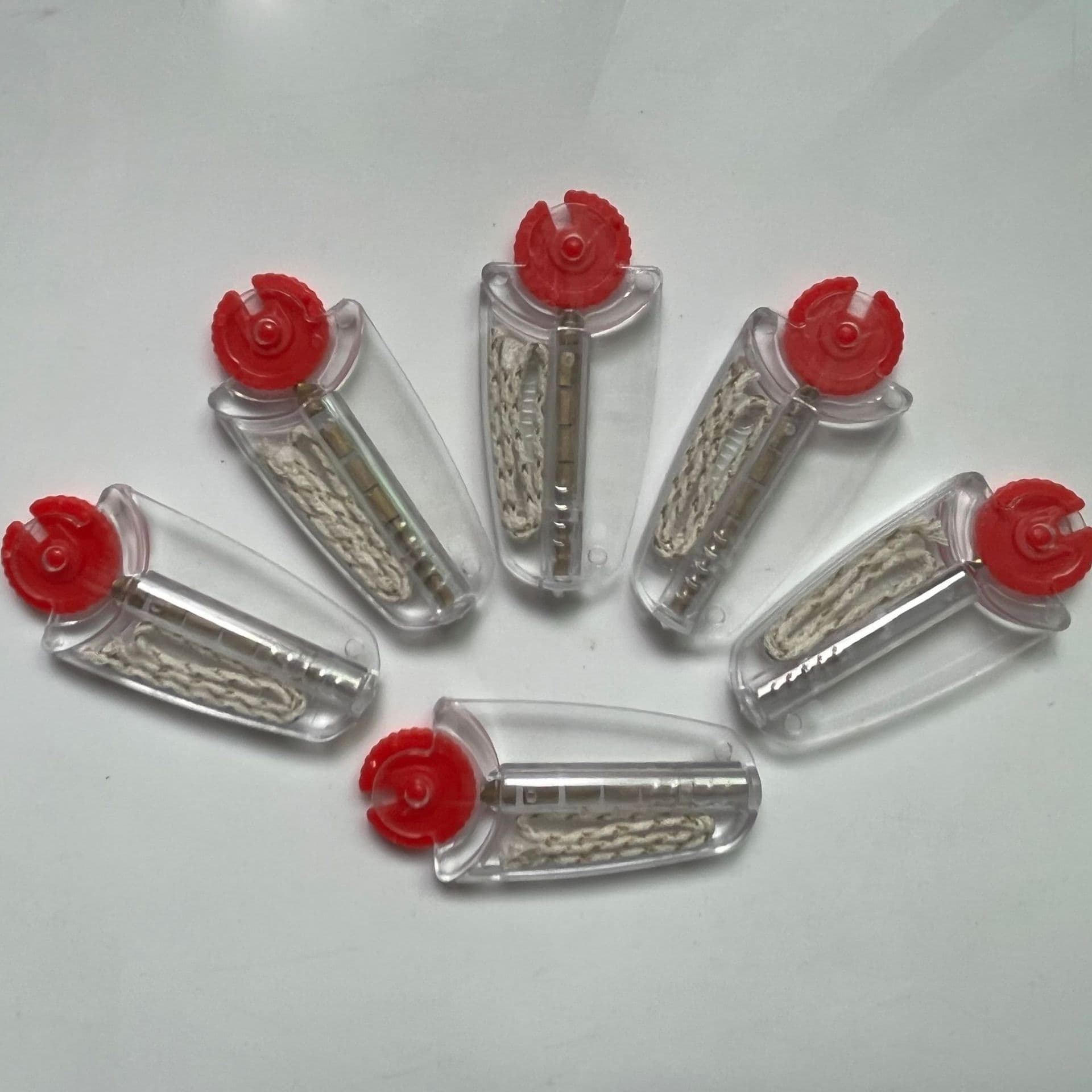 Universal Flint Cotton Wick 100 Pieces Flint High Ignition Rate Large Spark Flint Wheel Lighter Accessories
