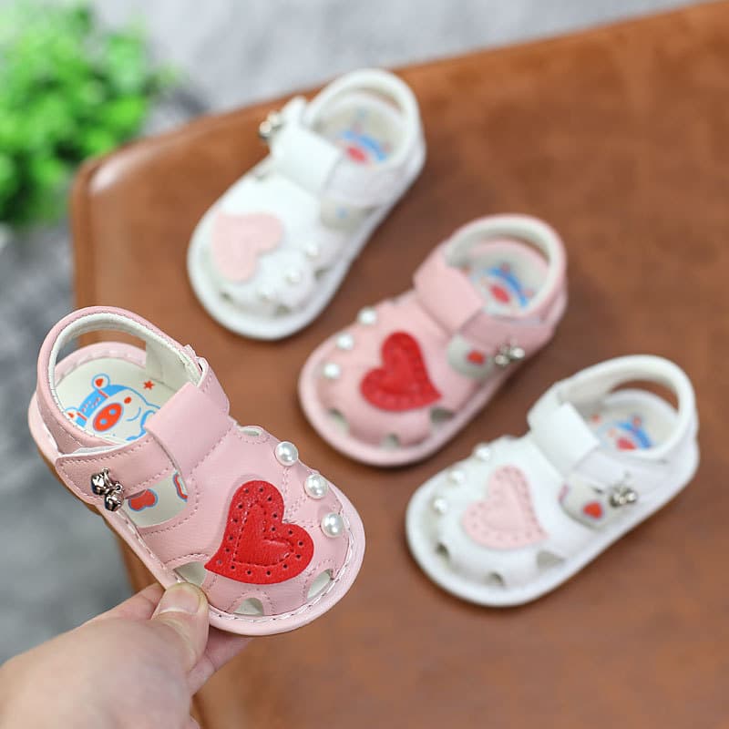 Shoes Summer Girls Baby Sandals 0-1 Years Old 2 Soft Bottom Baby Toddler Shoes Girls Shoes Princess Shoes Baotou Children