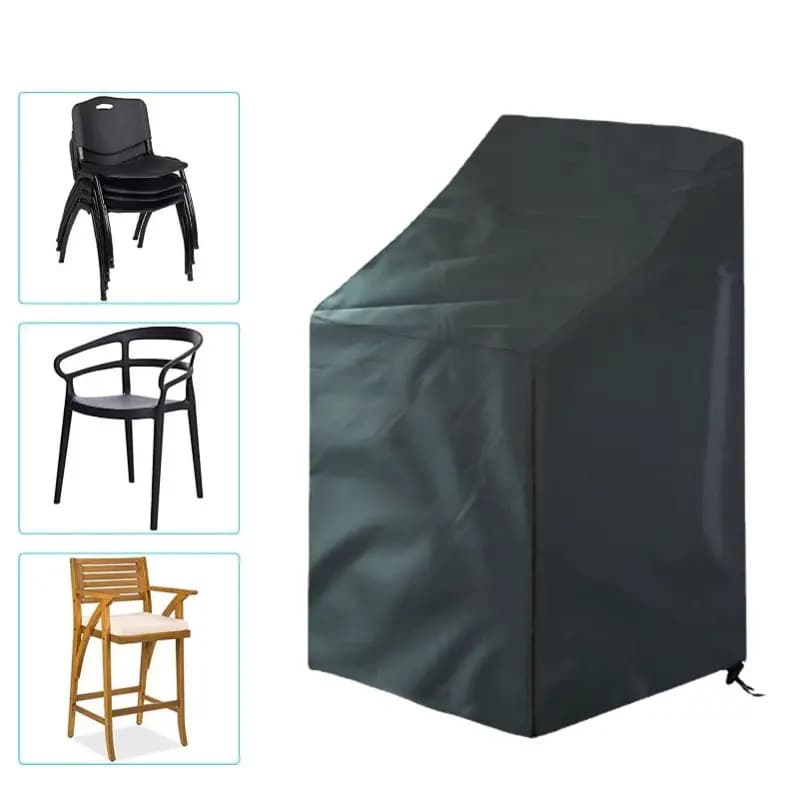 Oxford cloth dustproof, sunproof, and rainproof chair cover, furniture cover, outdoor chair cover, patio chair cover.