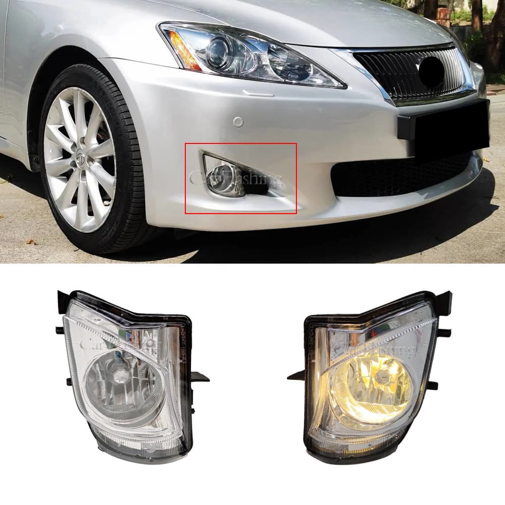 Suitable for Lexus 06-10 IS250 IS300 Fog Lamp Shell Bumper Anti-fog Lamp IS Front Fog Lamp