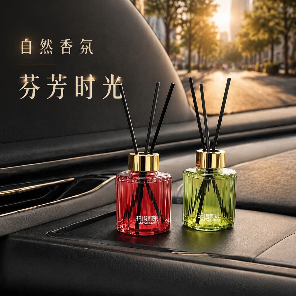 160ml car fireless aromatherapy air fragrance car interior odor removal deodorization long-lasting fragrance car aromatherapy ornaments